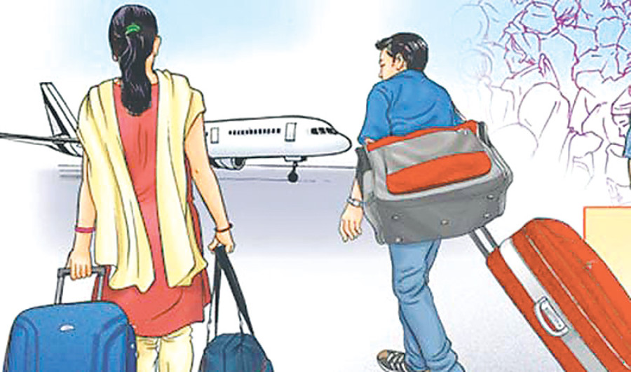 Couple Living Apart Due to Foreign Employment Couple living apart due to foreign employment discussing fertility